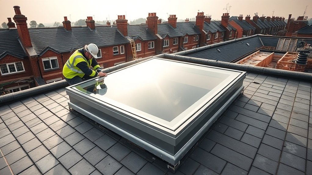 Skylight Installation Lye Green