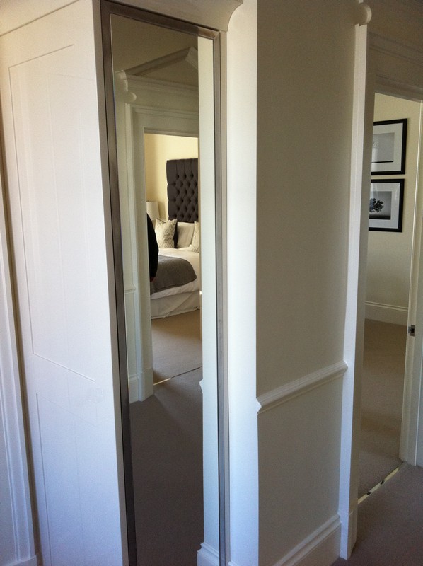 Full-length wardrobe mirror fitted in Chesham home